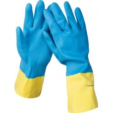 Перчатки кислотозащитные тип-1 (Экстрастойкие) ХL син,/желт