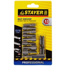 Набор бит и головок STAYER