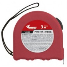 Рулетка FIT Тренд    3м (16мм) резин.напылен.