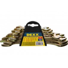 Ключи КГКП 8-22мм, 8шт,желтый цинк DEXX